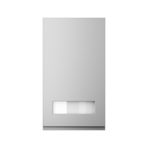 355 X 797 Letterbox Frame Includes Clear Glass - Strada Graphite Gloss